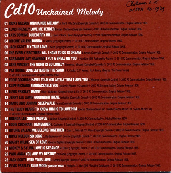 CD Various – Rock & Roll Anthology 10 CDS - USADO